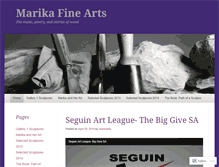 Tablet Screenshot of marikasculptures.com